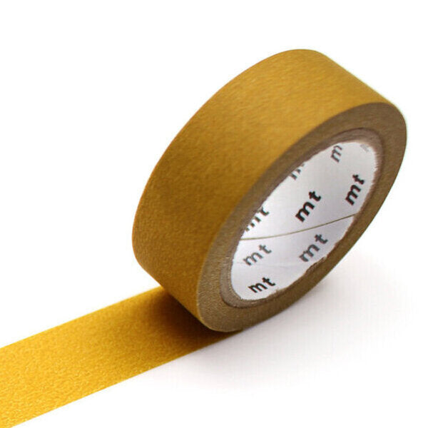 mt Masking Tape Solids - MT01P528 Matte Mustard - Paper Plus Cloth