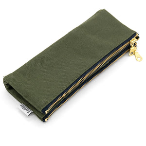 Luddite Kurashiki Canvas No. 8 Pen Case - Khaki