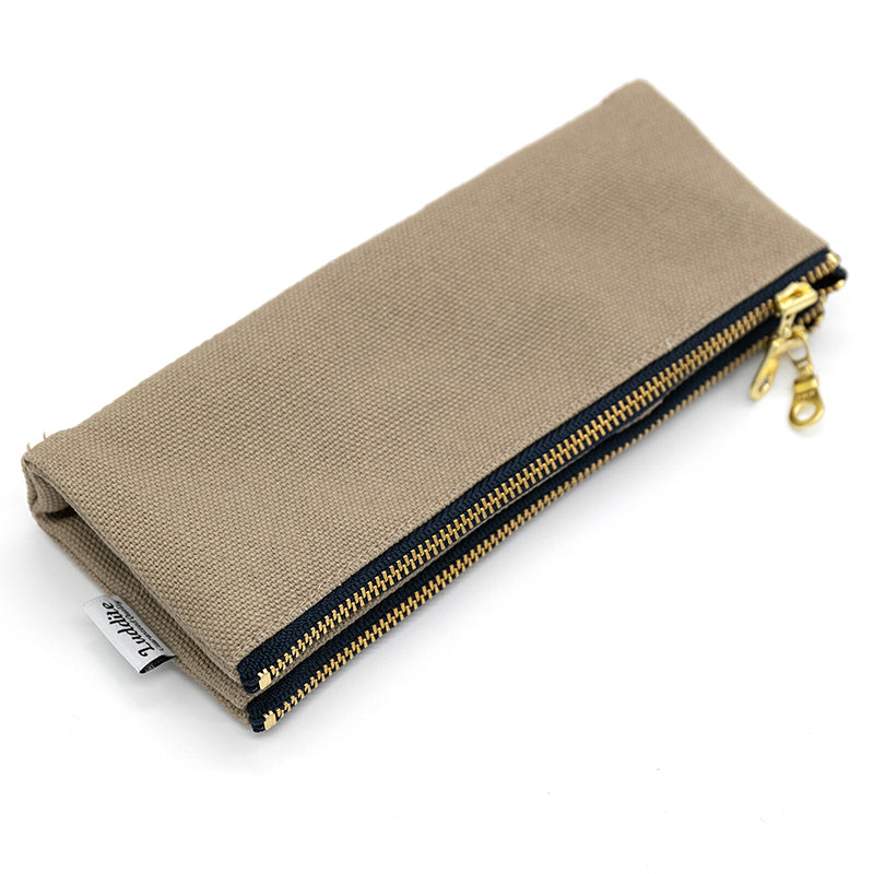 Luddite Kurashiki Canvas No. 8 Pen Case - Greige