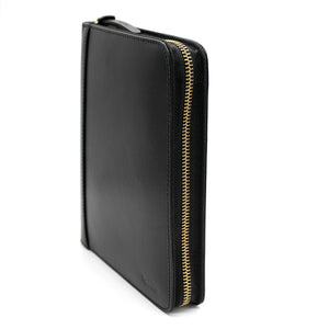 Luddite Writer's Pen Case -  Leather 10 Pen - Black