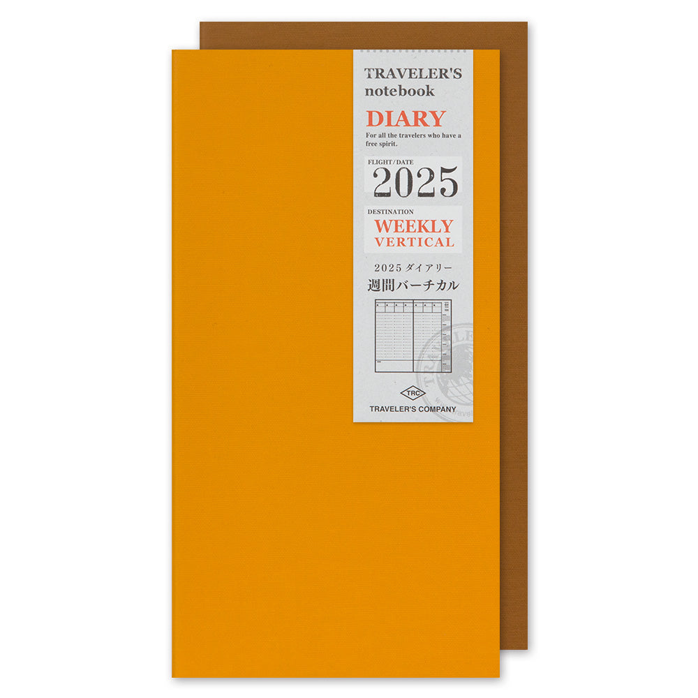 2025 Traveler's Notebook Refill - Regular Size - Weekly Vertical