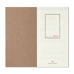 2025 Traveler's Notebook Refill - Regular Size - Weekly Vertical