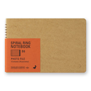 Midori Traveler's Company TRC Spiral Ring Notebook - B6 Slim - Photo File