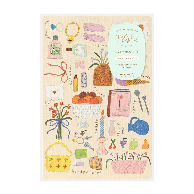 Midori Yuru Log B6 Notebook - My Life