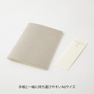 Midori Commonplace Notebook A6 - Gray