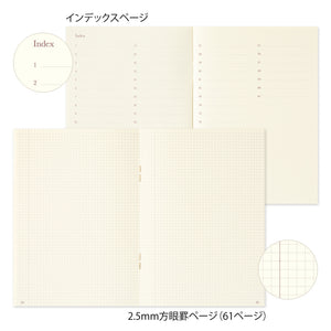 Midori Commonplace Notebook A6 - Gray