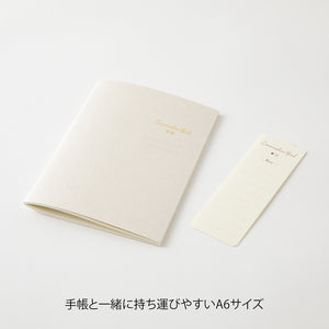 Midori Commonplace Notebook A6 - Beige