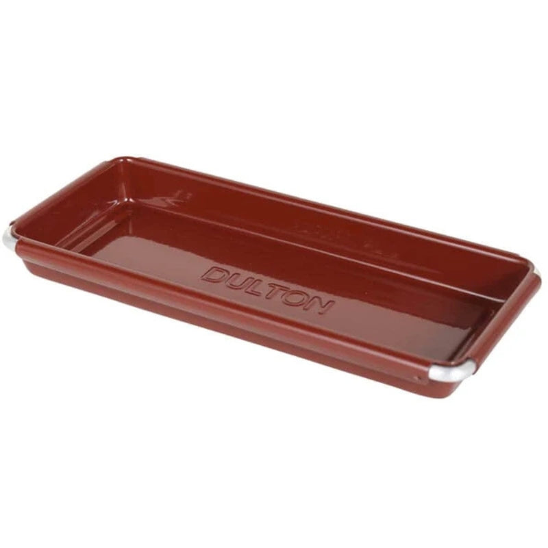 Dulton Metal Pen Tray - Brick Red