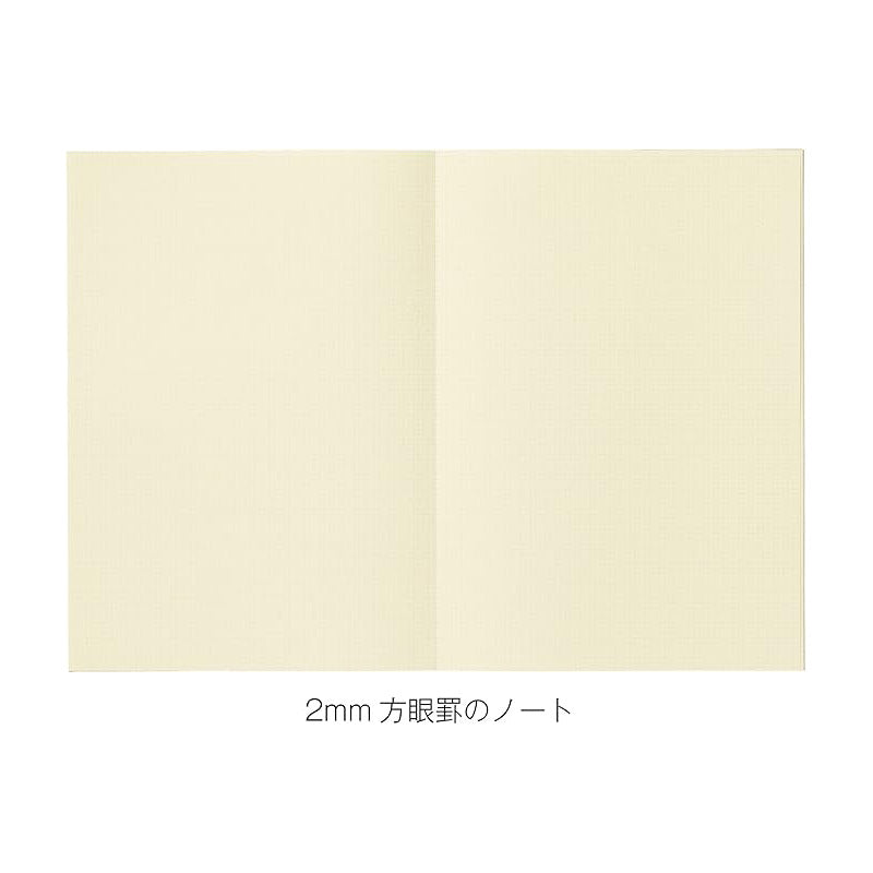 Kleid 2mm Grid A5 Flat Notes 50 Sheets - Olive, Cream Paper