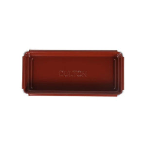 Dulton Metal Pen Tray - Brick Red