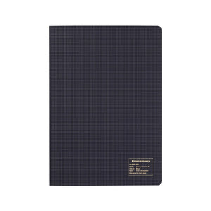 Kleid 2mm Grid A5 Notebook - Black, Cream Paper