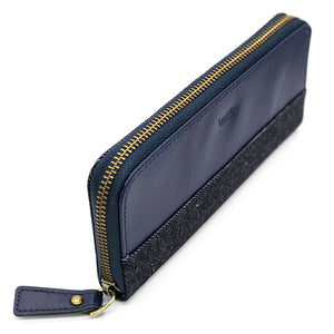 Luddite Leather and Denim Pen Case