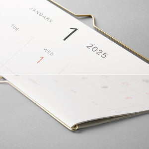 Midori 2025 Hanging Wall Calendar - Neutral