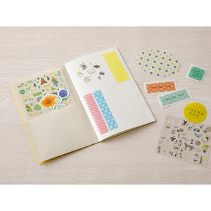 Midori Sticker Book - Yellow