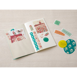 Midori Sticker Book - Light Blue