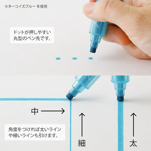 Midori Commonplace Connecting Pen Join Dots - Bright