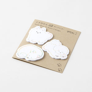 Midori Sticky Notes Sticky Notes Point White Dog