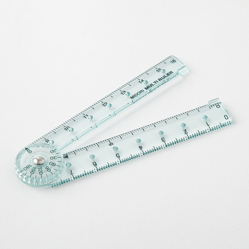 Midori Multi Ruler - 16cm Blue