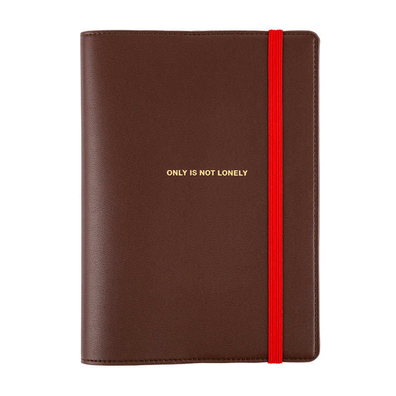 2025 Hobonichi COVER A5: Only is Not Lonely - Chocolate