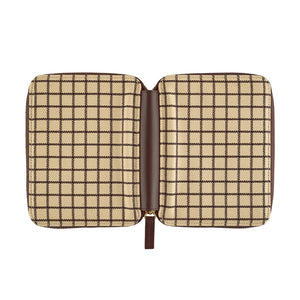 2025 Hobonichi COVER A6: Taut Zipped - Cafe au Lait Plaid