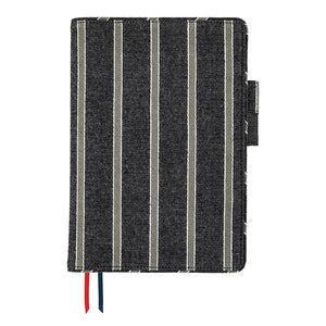 2025 Hobonichi COVER A5: Lined Fabric: Twill - Navy x Gray