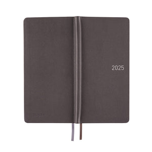 2025 Hobonichi Weeks: Leather - Steel Gray