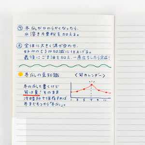 2025 Hobonichi Accessories: A5 Lined Notebook