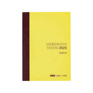 2025 Hobonichi A6 Japanese Original Avec Books (6-Month x 2)