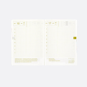 2025 Hobonichi A6 HON: Paper Series - Black Gingham