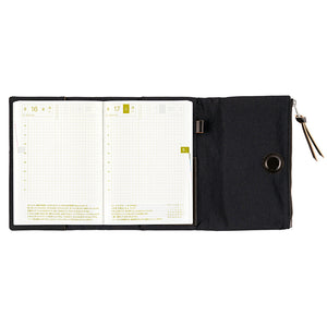 2025 Hobonichi COVER A6: Tragen - Black