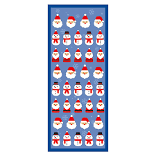 Mind Wave Sticker - 80474 Viver Santa & Snowman