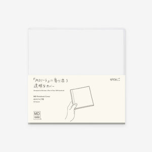 Midori MD Notebook - A5 Square Clear Cover