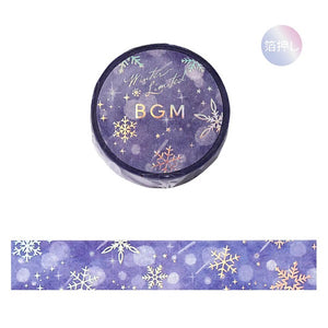 BGM Washi Tape Christmas Ltd. Edition - Snowflake