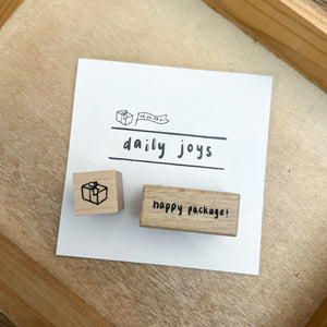 Yamadoro x @rabch.jpg Daily Joys Rubber Stamp Set - Happy Package