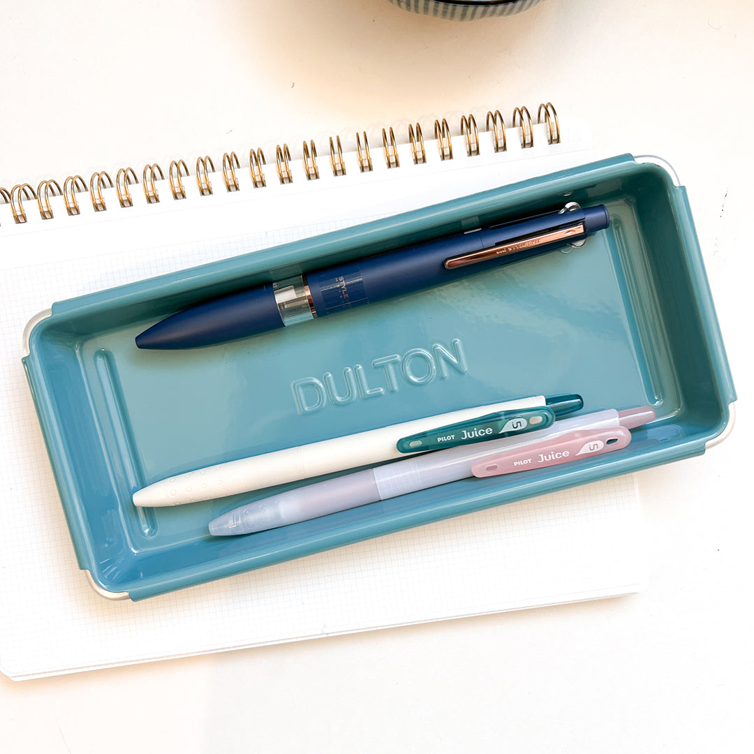 Dulton Metal Pen Tray - Blue Gray