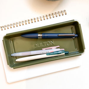 Dulton Metal Pen Tray - Olive