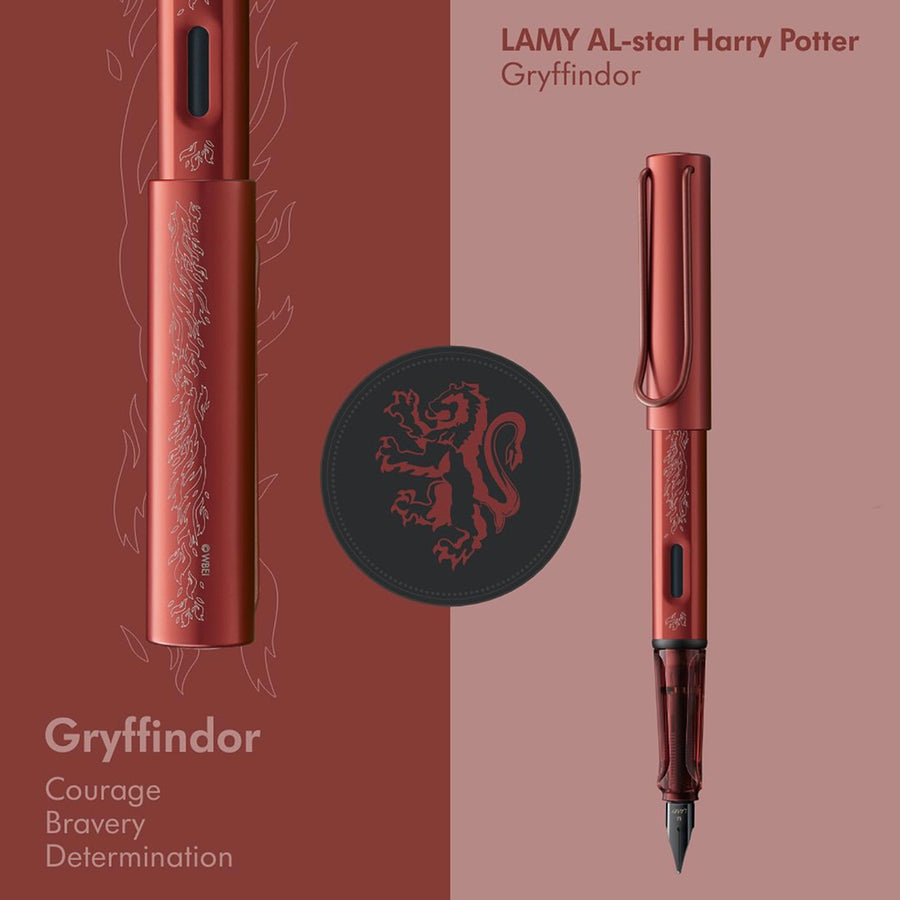 LAMY Ltd. Edition Harry Potter AL Star Fountain Pen - Gryffindor