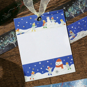 BGM Washi Tape Christmas Ltd. Edition - Let's Make a Snowman