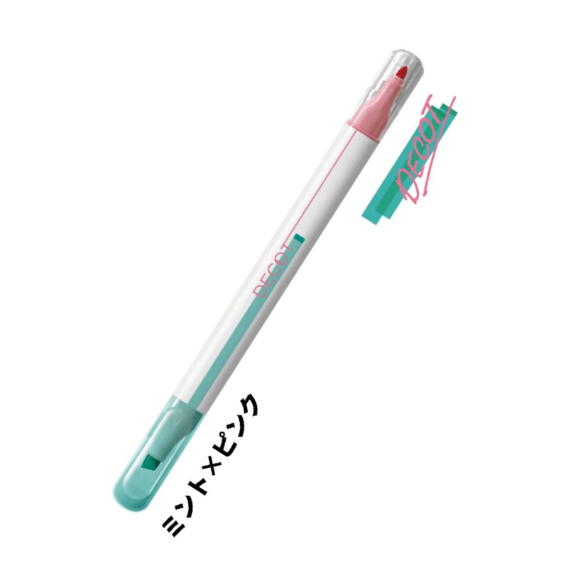 Sun-star Decot Color Changing Marker - Mint x Pink