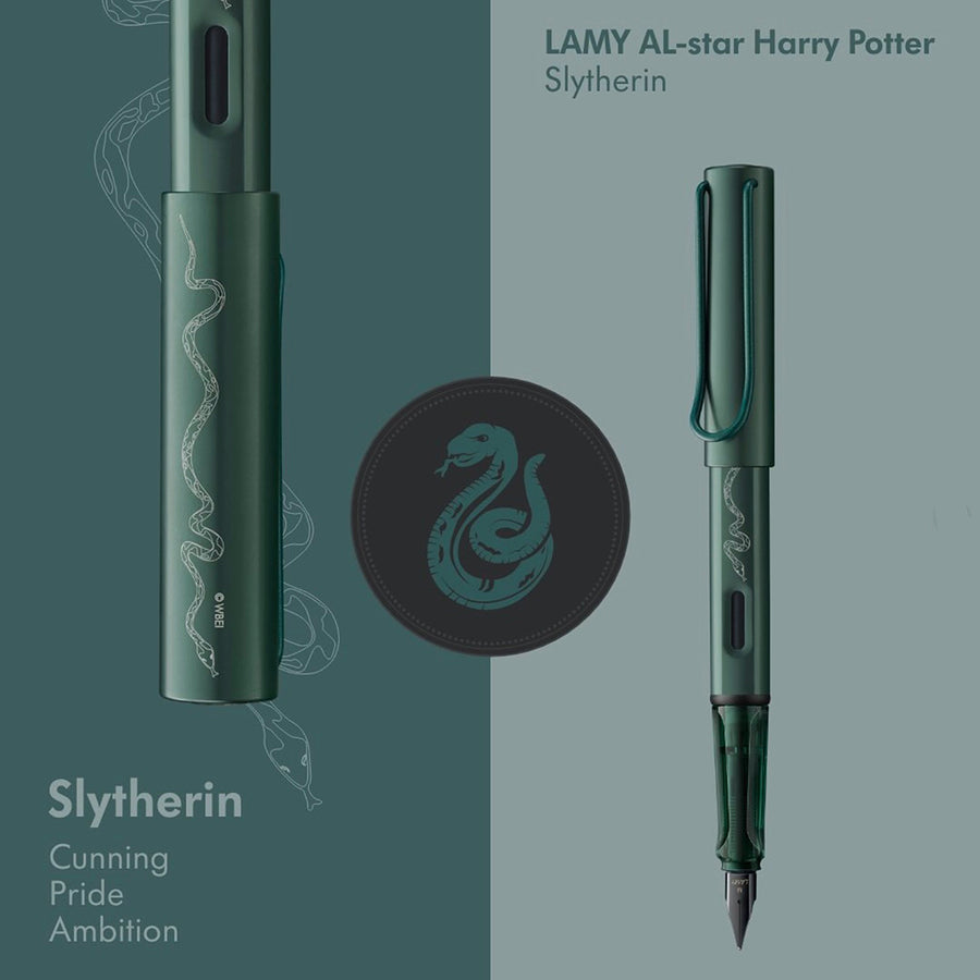 LAMY Ltd. Edition Harry Potter AL Star Fountain Pen - Slytherin