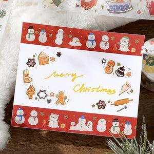 BGM Washi Tape Christmas Ltd. Edition - Snowmen