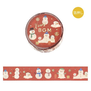 BGM Washi Tape Christmas Ltd. Edition - Snowmen