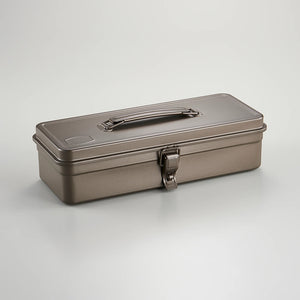 Toyo T-320 Metal Toolbox Storage Case - Titanium