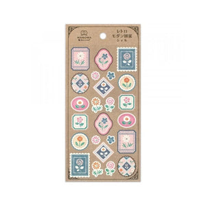 Wanowa Japanese Style Stickers - Flower Design