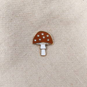 Mimi & August Enamel Pin - Mushroom