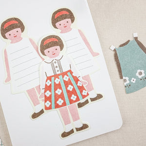 Furukawa Mini Letter Set - Doll LT434 Retro - Paper Plus Cloth