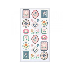 Wanowa Japanese Style Stickers - Flower Design