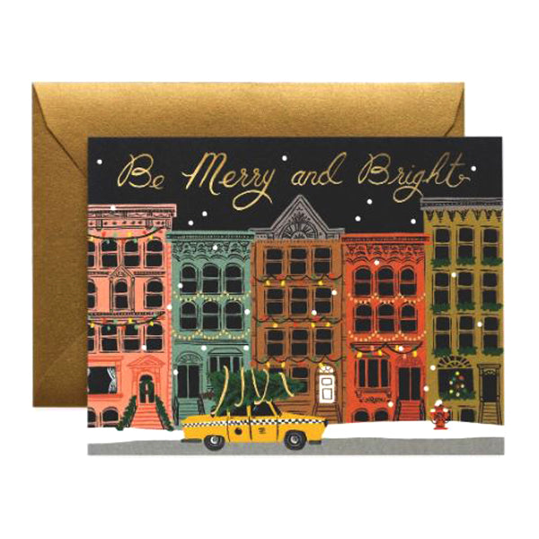 Rifle Paper Co. Greeting Card - City Holiday