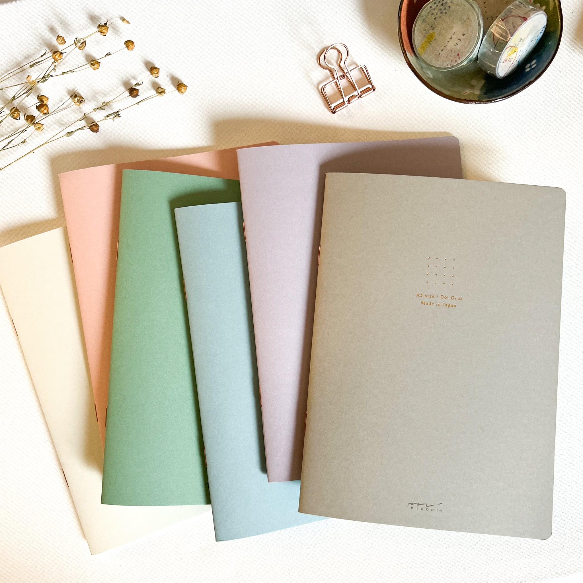 Midori Soft Color A5 Writing Pads — The Gentleman Stationer