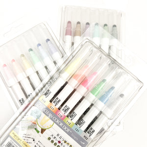 Kuretake ZIG Clean Color Dot Single - Smoky Color Set